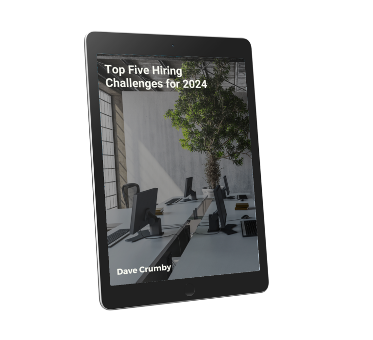 tablet cover for ebook Top Five Hiring Challenges in 2024