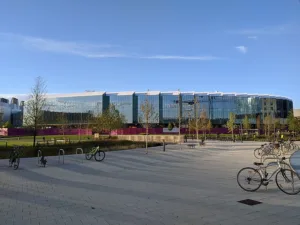 A photo of AstraZeneca's HQ in Cambridge